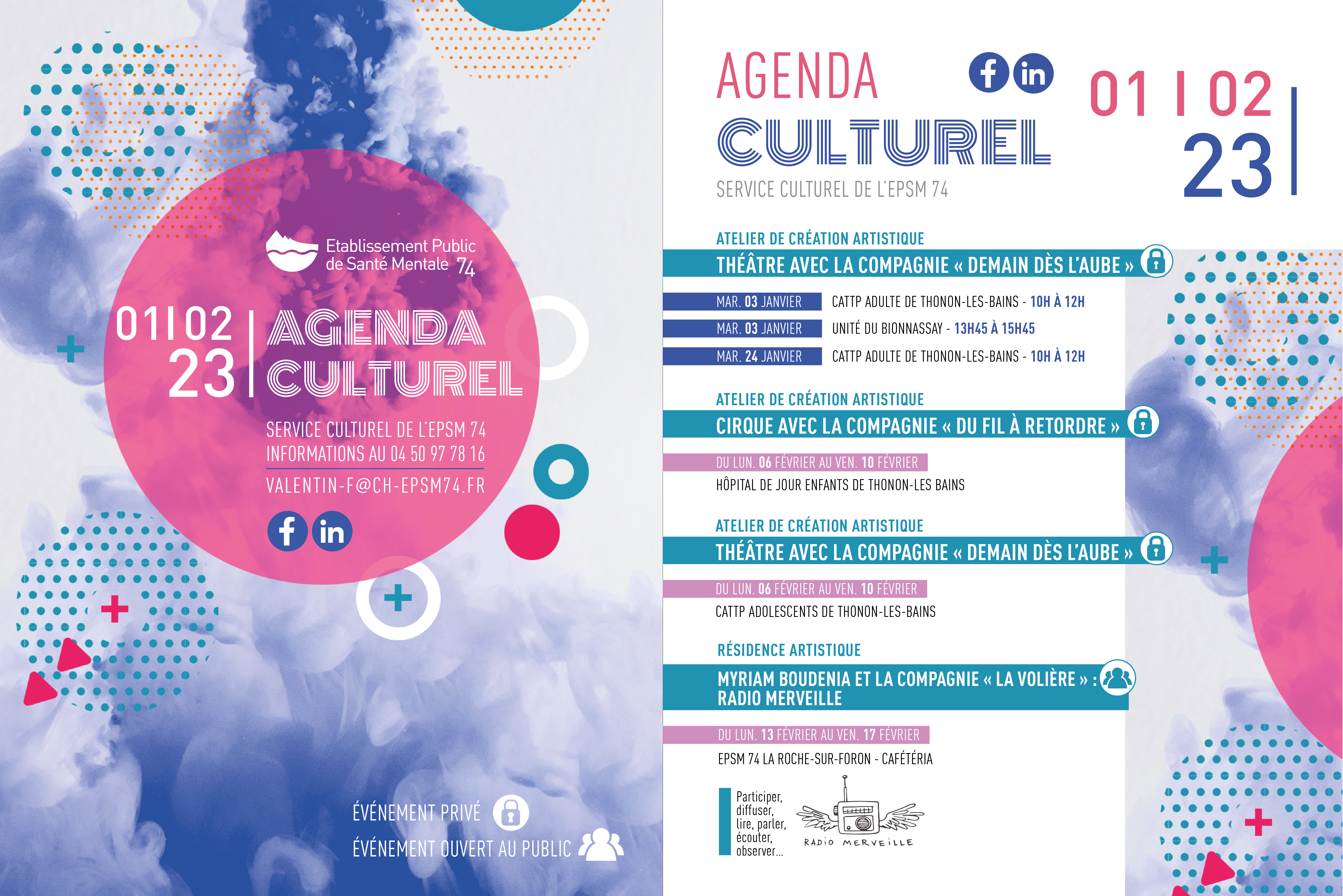 Agenda Culturel Novembre 2022